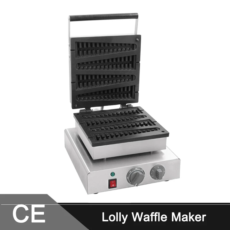 Free Shipping Stainless Steel Lolly Waffle Maker _ Lolly Waffle Machine
