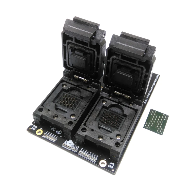 KZT SSD Test NAND flash SM2246EN bga132/152/88-test jig Test Buchse Clamshell Struktur SATA Interfa