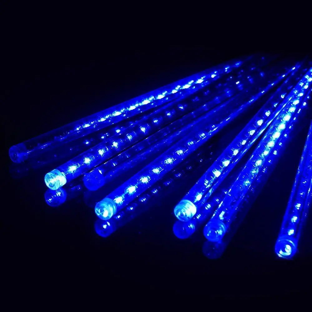 LED Light Meteor Shower Light Rain Lights for Christmas Wedding Tree Party Mall Decoration a Set 8 Tube LED Light Meteor Shower Light Rain Lights for Christmas Wedding Tree Party Mall Decoration a Set 8 Tube