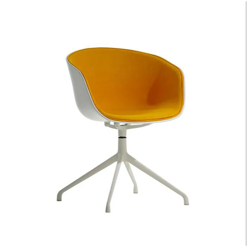 

Nordic Modern White Fashion Chair Designer Office Chair Conference Room Studio Chat Chair Computer Swivel Chair