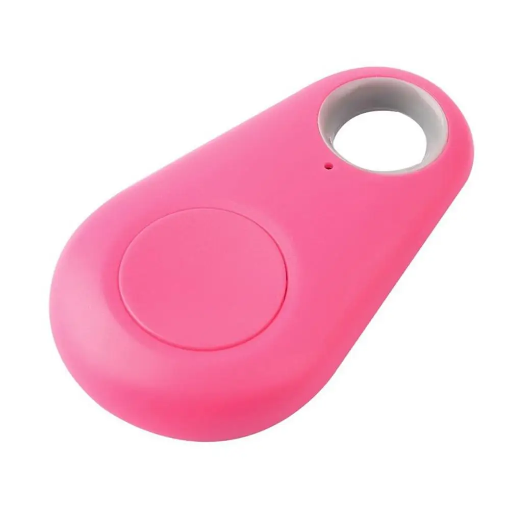 Мини Bluetooth 4,0 gps Traker водонагреватель Портативный Анти-потеря ключ искатель Pet трекер двухсторонняя сигнализация противоугонное устройство Dropsh - Цвет: Розовый