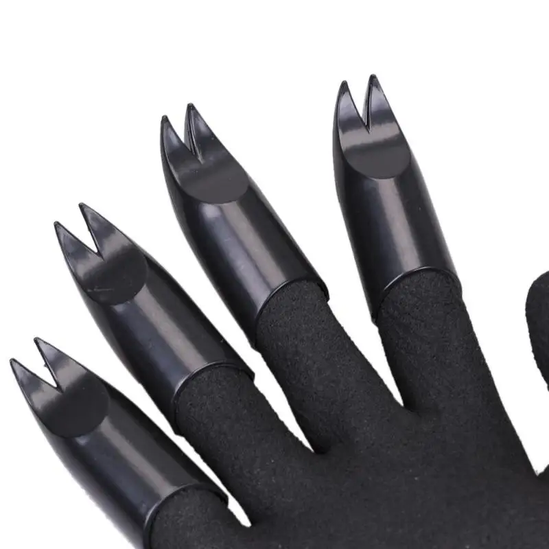 1 пара садовых перчаток садовые резиновые перчатки Genie с 8 ABS пластиковыми кончиками пальцев острые когти для копание, рассада дропшиппинг