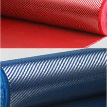 3 K ткань из углеродного волокна красный/синий арамидное углеродное волокно Смешанное из тканого полотна 100 см(W