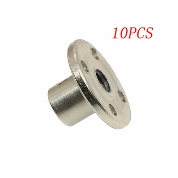

10PCS RC Boat Flange Couplings Shaft Motor Reducer Sleeve Connector Threaded Geared Joint Nut M6 Screw Base