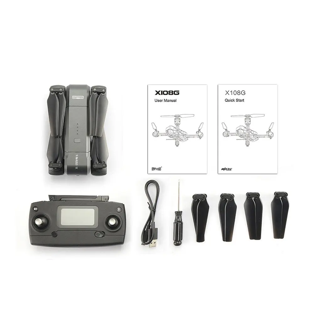 

MJX X103W RC Drone 5G WIFI FPV GPS Foldable Airplane With 2K HD Camera Follow Me Mode LED Light Remote Drone Aircraft RC Model