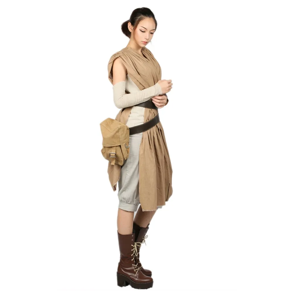 Женский костюм для косплея из полиэстера X COSTUME S Wars: Episode IX Rey|Костюмы фильмов и ТВ| |