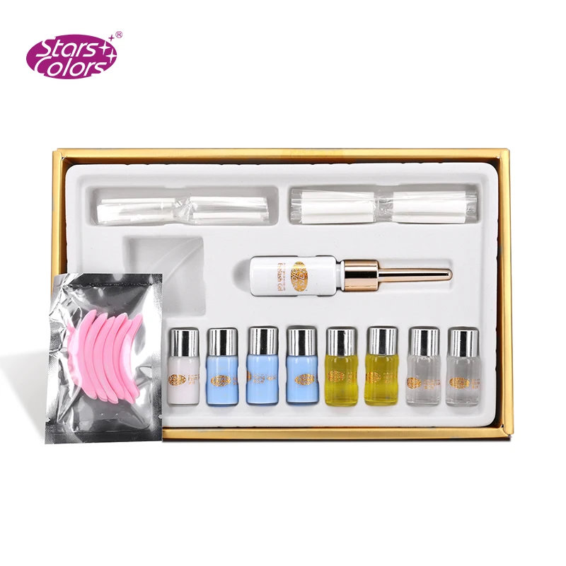 Levantamento de Cílios para Cílios Curando até Cílios Kits Lote Coreia Beleza Cílios Perm Kit Perming Perment Conjunto 5 - 9 kit levantamento de cílios para cílios perming
