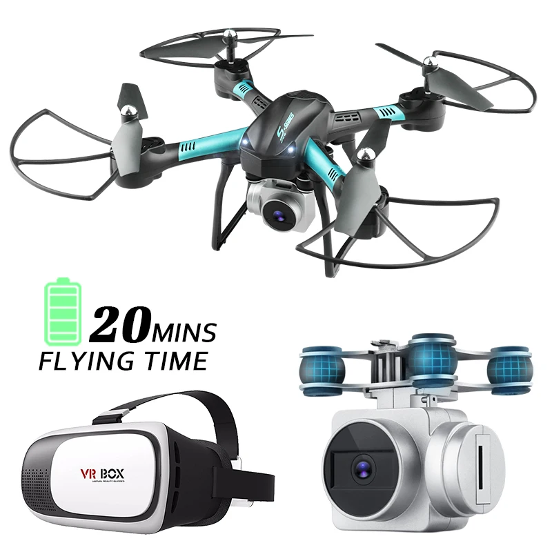 20 Minutes Fly Time RC Drone with camera hd Quadcopter with hd camera Remote Control Camera Drone Helicopter Toys for Kids S11T