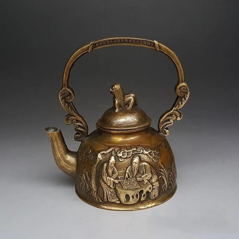 Тибетский. Чайник бронза. Чайник под бронзу. Чайники в старинном стиле. Старинный китайский латунный чайник.