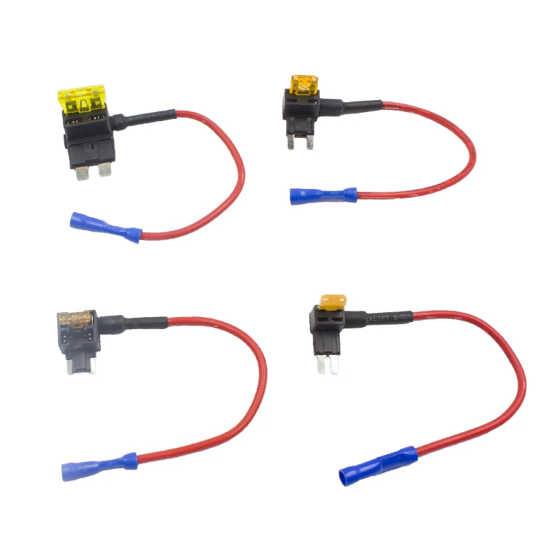 Fuse Holder Circuit Adapters and Fuse Set Add-a-circuit Fuse Holder Micro/Mini/Low-profile mini/Standard ATM APM Blade Tap Dual Adapter Auto Car Fuse