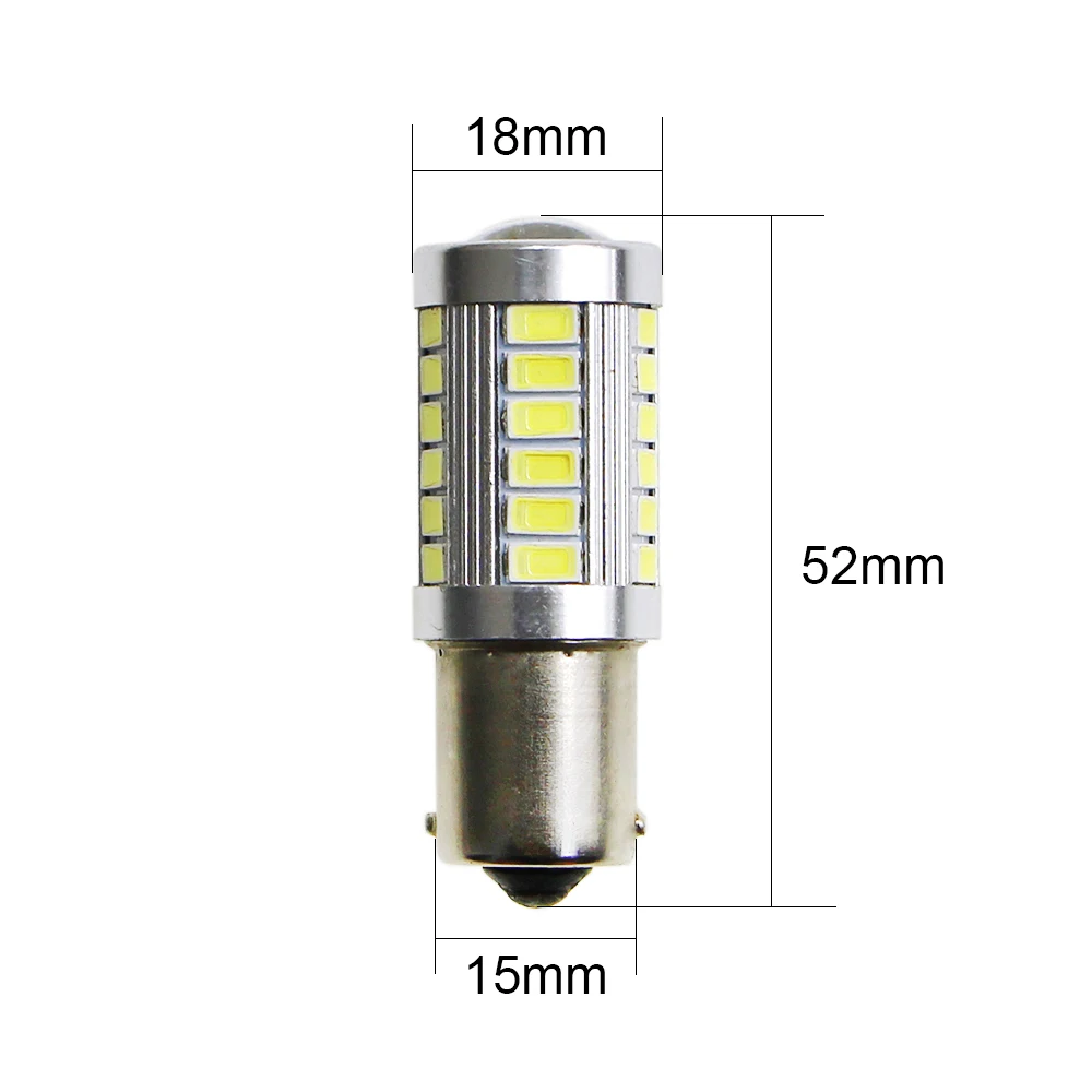KEIN 2 шт. 1156 светодиодные p21w ba15s 33smd 5630 Светодиодные Автомобильные задние огни