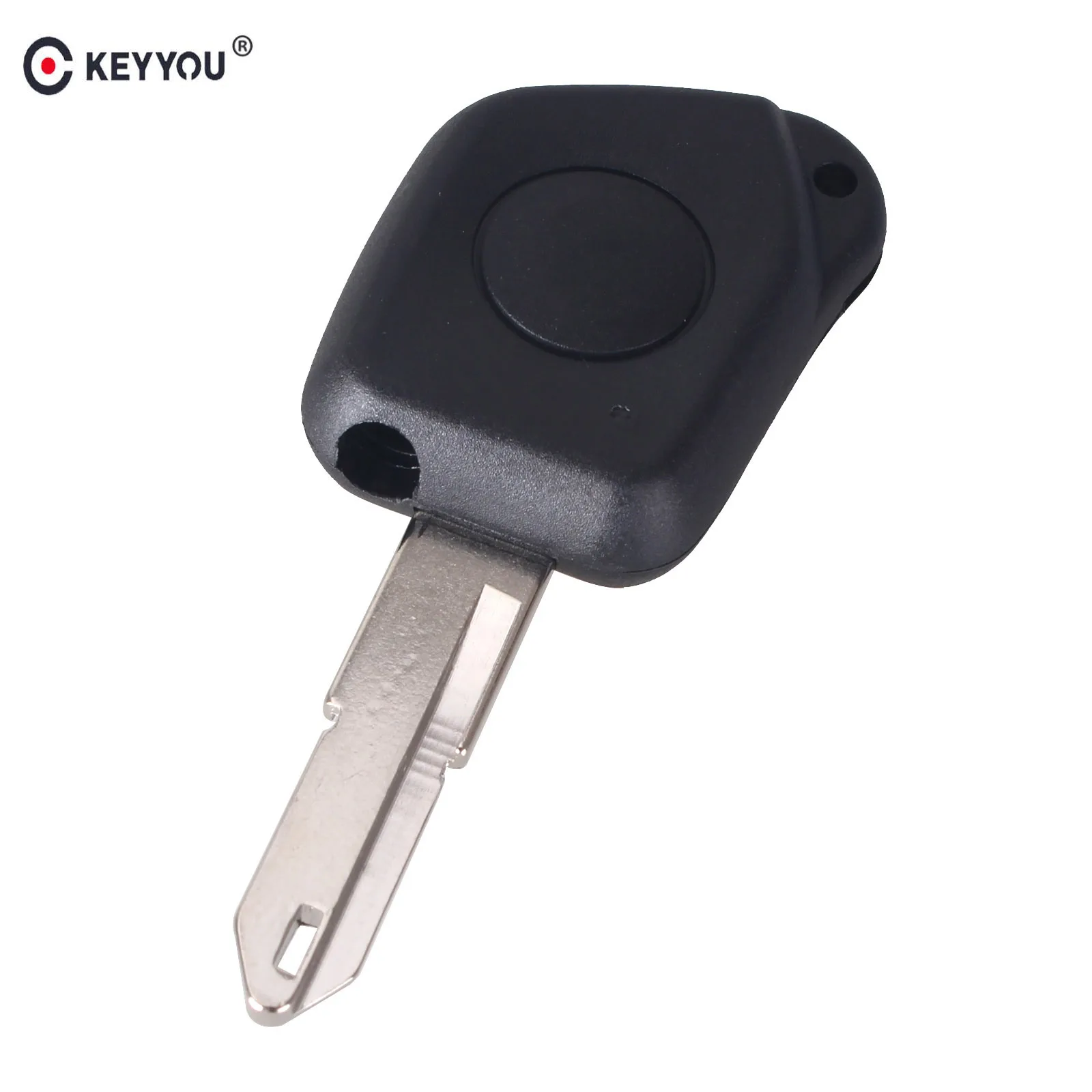 Keyyou 1 chave remota automotiva, caixa de carro com chave, fob para peugeot 106 205 206 306 405 reparo