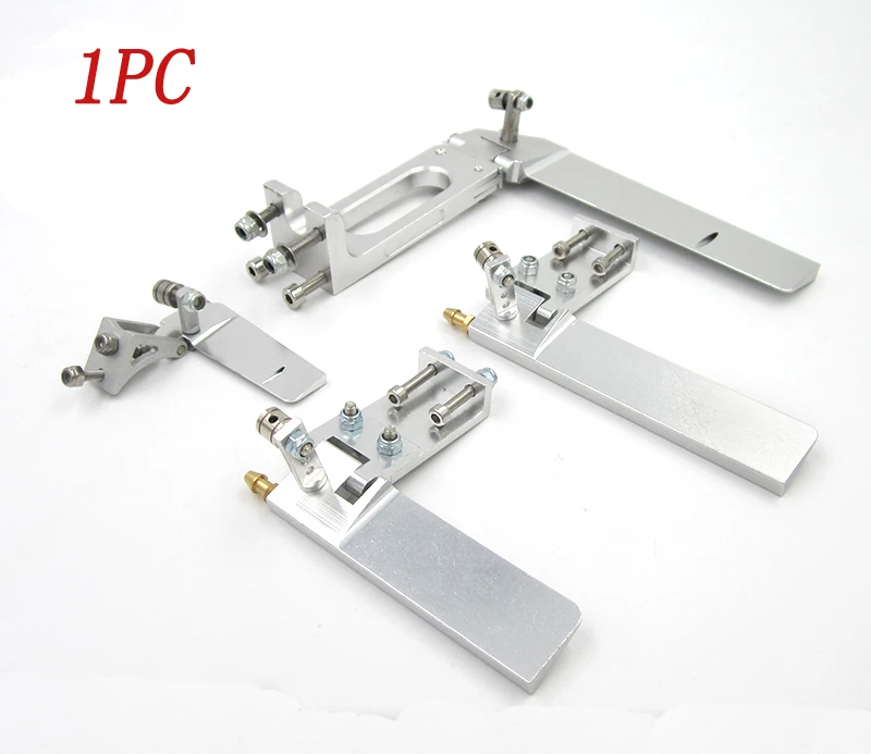 

1SET 52/75/95/130mm CNC Aluminum Suction Rudder With Strut Mounting Screws Spare Parts for RC Electric/Methanol Boat
