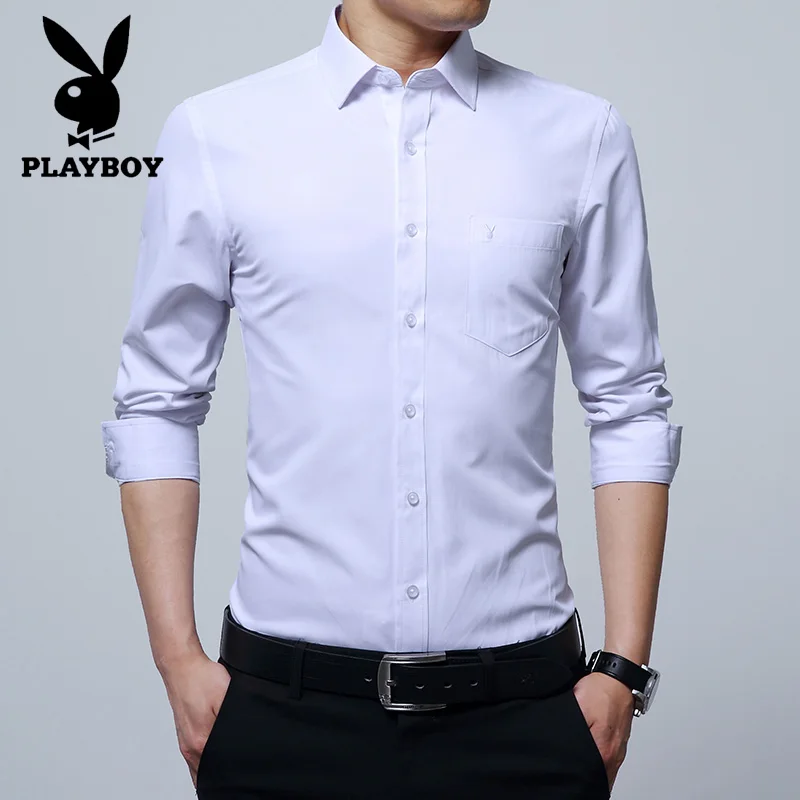 playboy long sleeve shirt dress