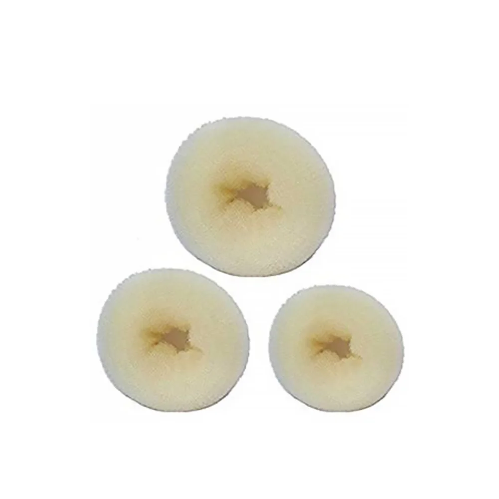 

3 Pieces Donut Bun Hair Styling Making Tool Chignon Maker (1 Large,1 Medium,1 Small) For Women Colorful