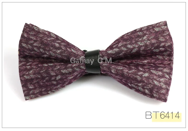 Хлопок и шерсть Bowties для Мужская мода Галстуки Регулируемая Для мужчин S Лук Галстуки классический предварительно связали галстук-бабочка тонкий Gravatas