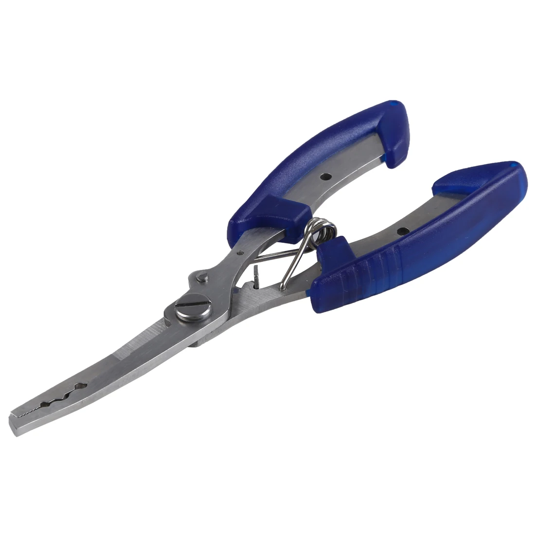 

Multipurpose Lure fishing Fish Flier Stainless Steel Crimp Plier PE line Cutters Blue sliver
