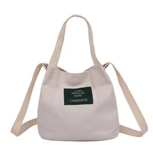 Модная женская сумка через плечо, Экологичная сумка для покупок, женская маленькая тканевая сумка, Повседневная сумка на плечо, диагональные холщовые сумки