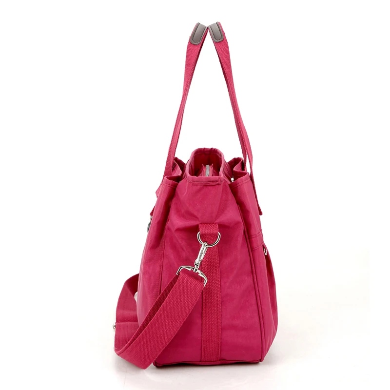 Женские сумки через плечо, повседневная большая сумка на плечо, нейлоновая сумка-тоут от известного бренда, сумки-мессенджеры для подгузников, водонепроницаемые сумки