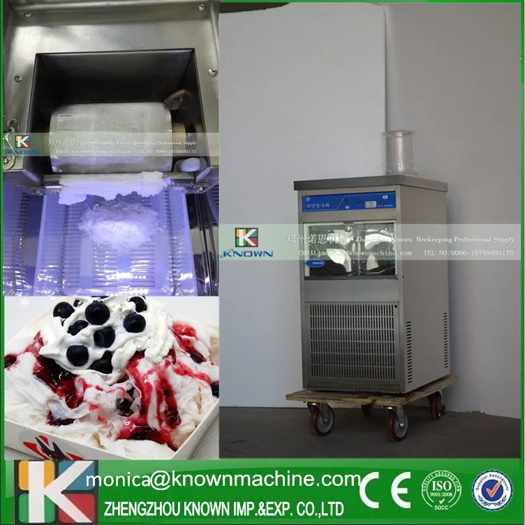 withour refrigerant milk snow machine with 100kg day capacity on sale 