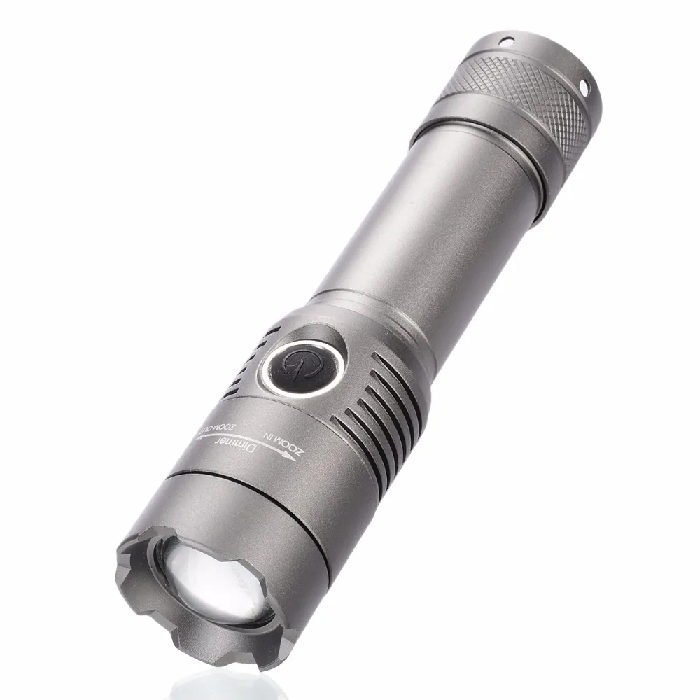 High Quality Super Bright 2000LM XML T6 LED Flashlight Zoomable use