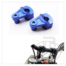 Универсальный мотоцикл 7/" 22 мм руль ручка жир бар крепление зажим стояки синий для моделей Honda