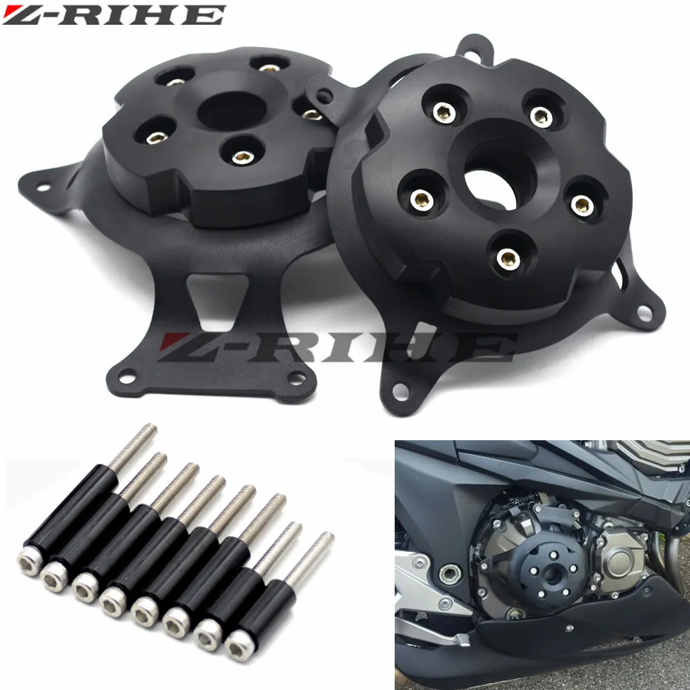 Новая черная крышка статора двигателя CNC для z750 2008 2016/Защитная KAWASAKI Z800 13 2016