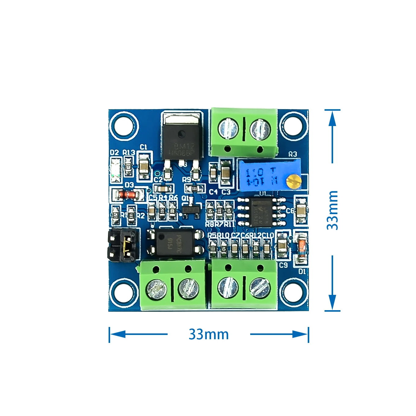 ШИМ-модуль преобразователя Напряжения 0%- до 0-10 В для ПЛК MCU цифро-аналоговый сигнал ШИМ Adjustabl преобразователь модуль питания