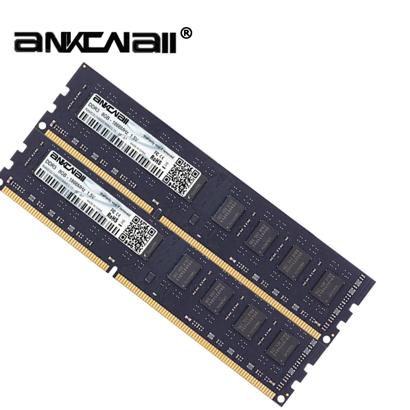 ANKOWALL DDR3 8 ГБ 4 памяти 1600 МГц 1333 240pin 1 5 V ОЗУ компьютера dimm|Оперативная память| |
