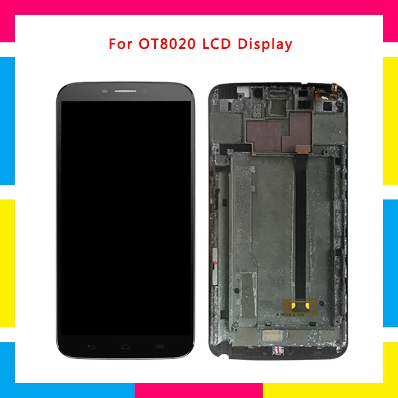 

5pcs LCD Display Screen With Touch Screen Digitizer Assembly For Alcatel One Touch Hero OT8020 Replacement