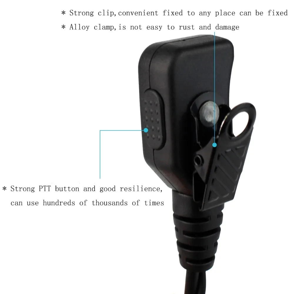 2 Pin Retevis R 111 pttt наушники для Motorola GP68/GP88/GP300/GP2000/HYT TC 500/TC 600 Радио рация Hf трансивер