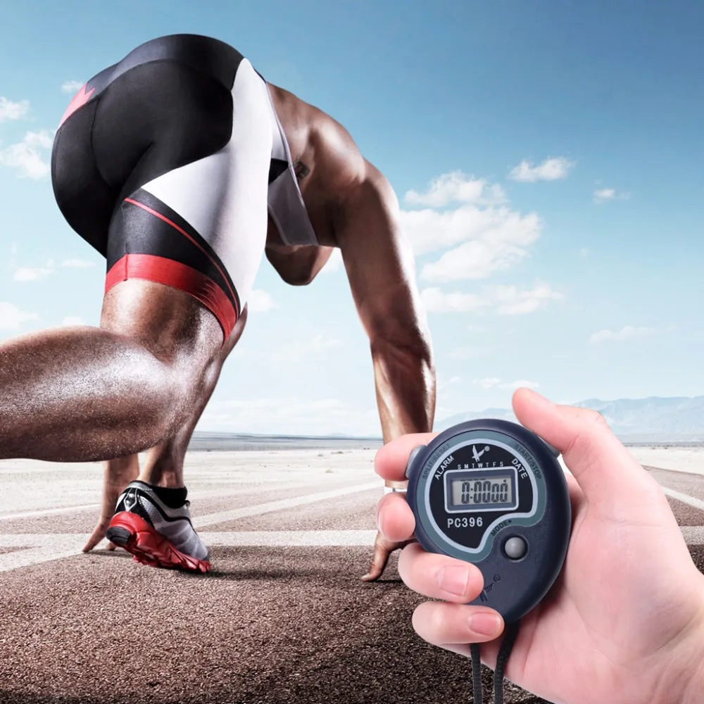 Digital Stopwatch Timer with Whistles Extra Large Display Sports