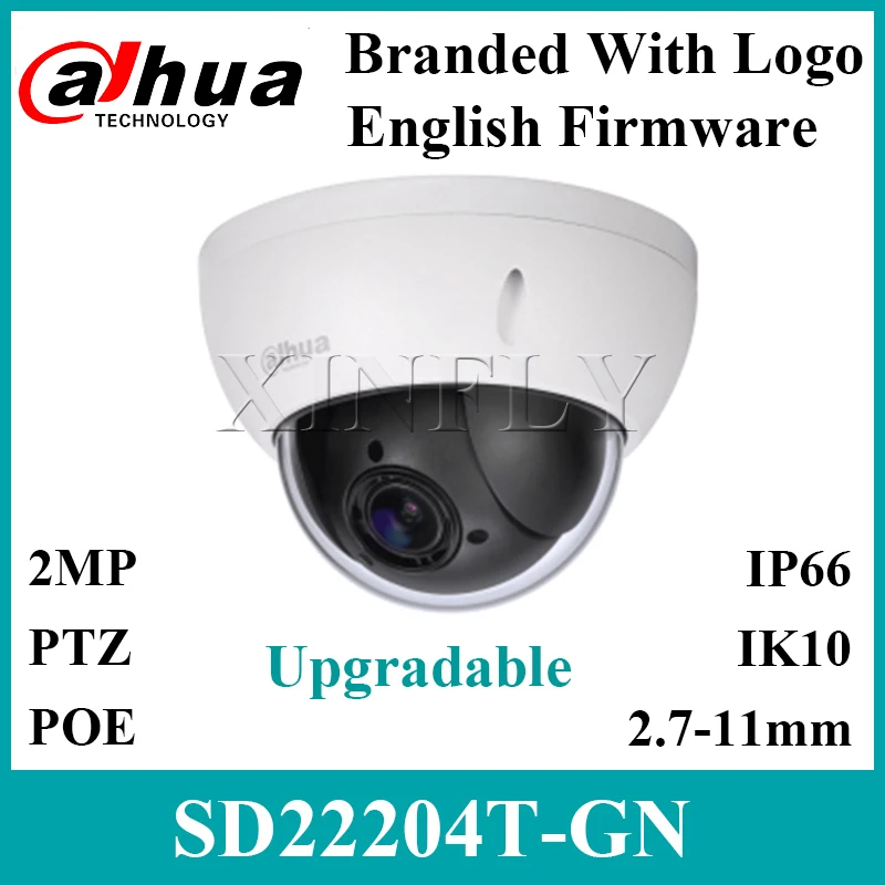 

Dahua SD22204T-GN IP Network Camera Mini PTZ Dome 4X Optical Zoom Upgrade SD22404T-GN-W SD22204T-GN-W SD22404T-GNwith Dahua LOGO