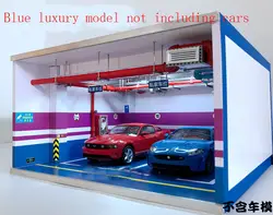 1:18 Модель автомобиля гараж сцены подземный паркинг двойной парковка дисплей коробка пылезащитный чехол Детские игрушки