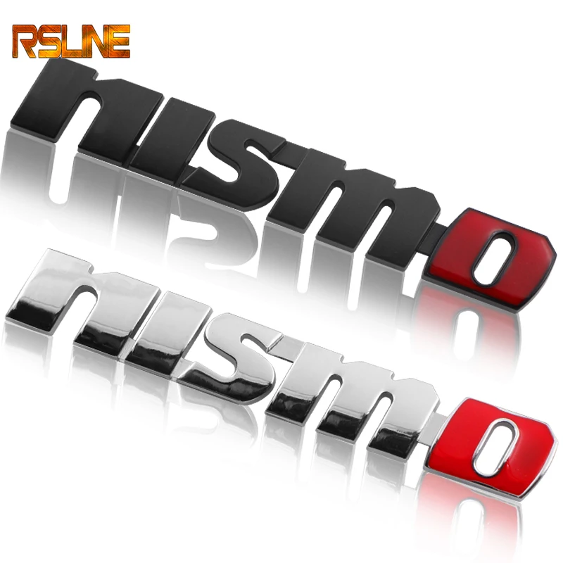 

3D Metal NISMO Auto Car Badge Emblem Decal Sticker For Nissan Tiida Teana GTR Skyline Juke X-trail Almera Qashqai Accessories