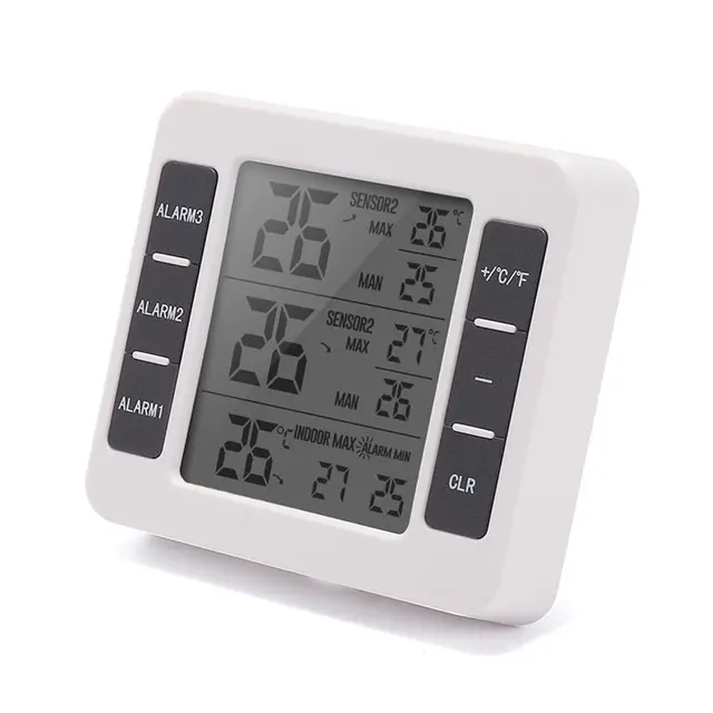 Sh 35 Smart Home Digital Electronic Wireless Indoor Outdoor Sh 35 Smart Home Digital Electronic Wireless Indoor Outdoor Temperature Alarm Thermometer With 2