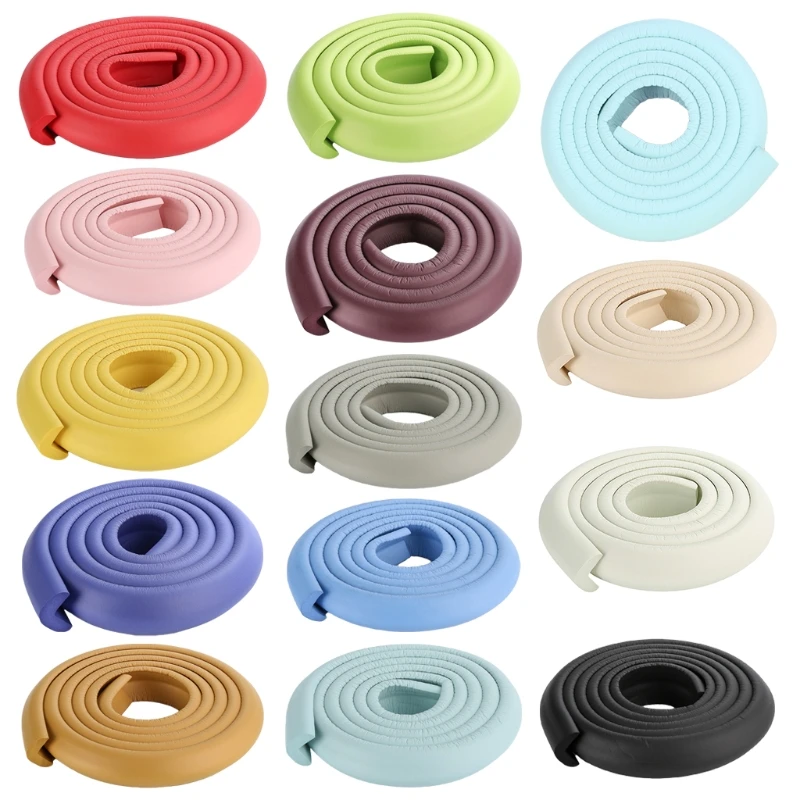 2m Baby Safety Corner Desk Guard Rubber Table Protection Kids L Shaped Soft Edge