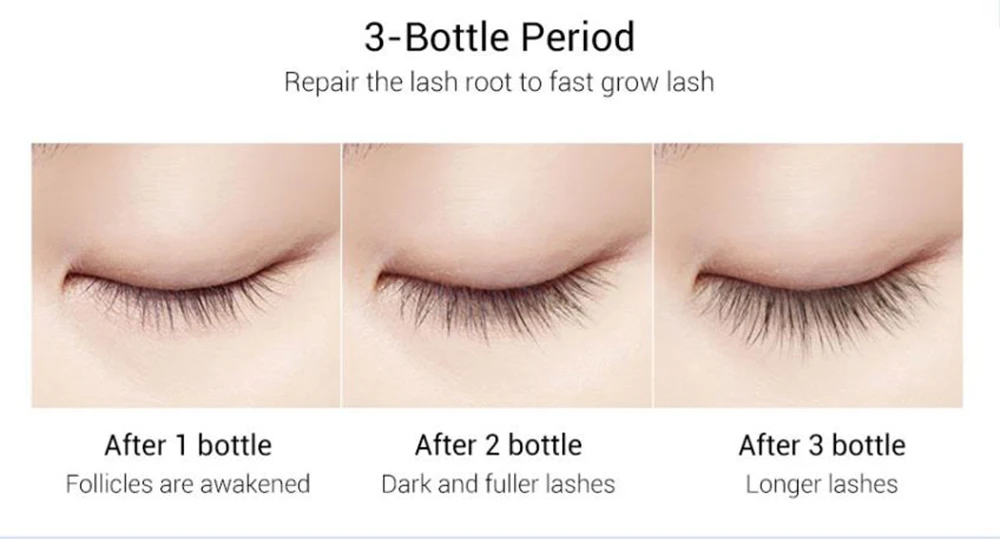 Eyelash Enhancer Eyelash Serum Eyelash Growth Serum Treatment Natural Eye Lashes Mascara Lengthening Longer