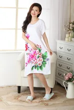 Chinese Women’s Gown Cotton Robe Sleepwear One Size