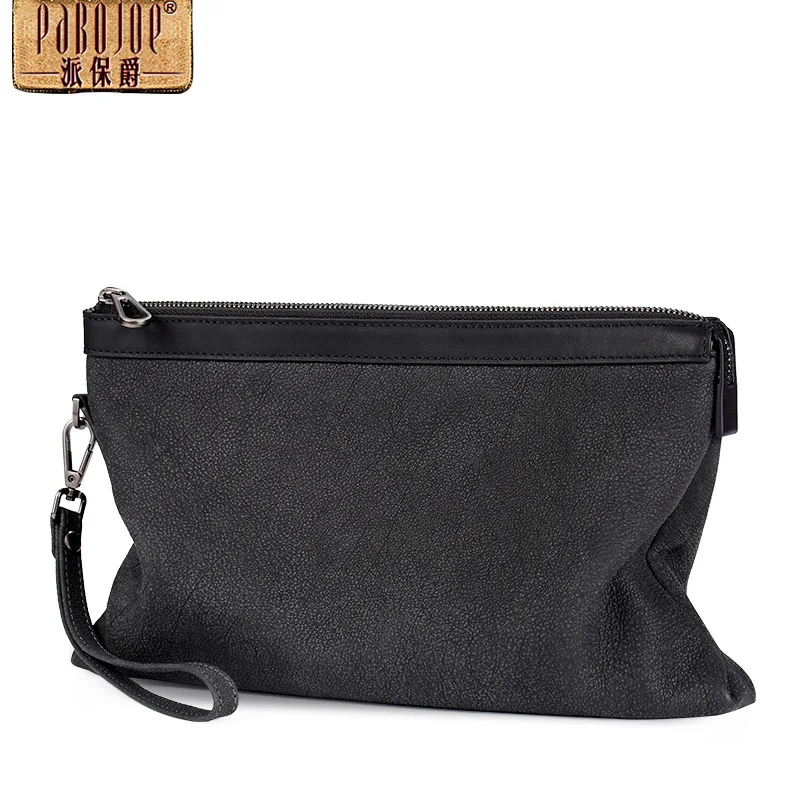 

Upscale Large capacity clutch bag genuine leather wallet pabojoe brand Men 100% cow leather fashion purse 2018 new free shipping