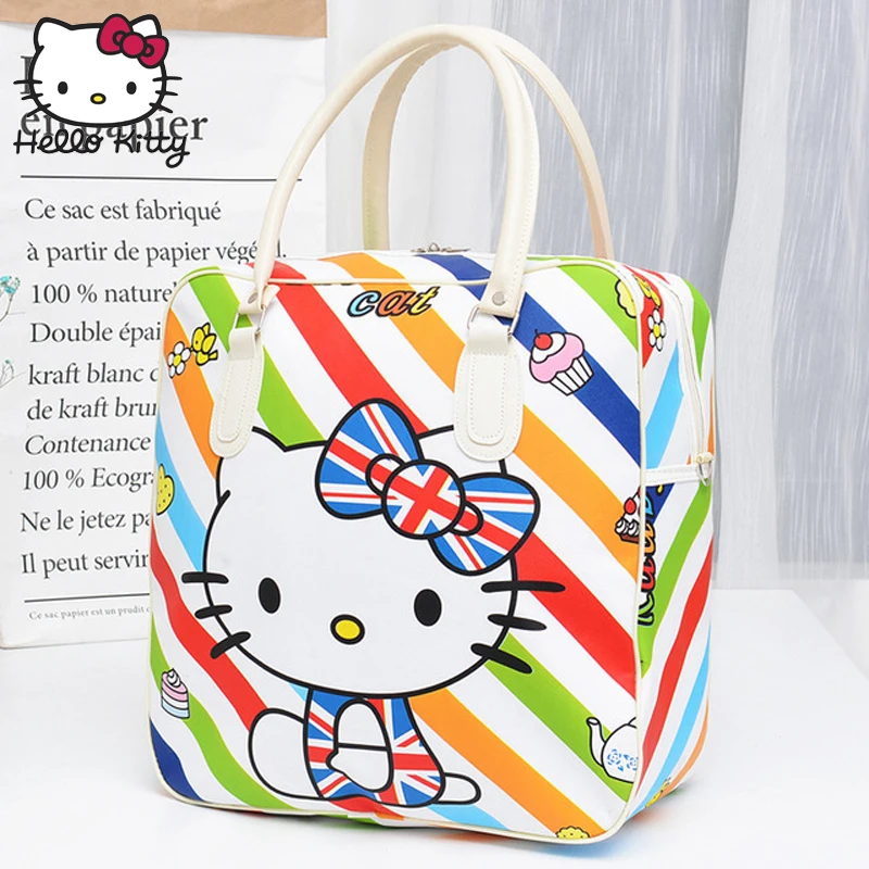 

Hello Kitty 2019 Bag Hand Bags Fashion Women Single Shoulder Waterproof Diagonal Bag Lovely Shopping Portable Plush Backpack