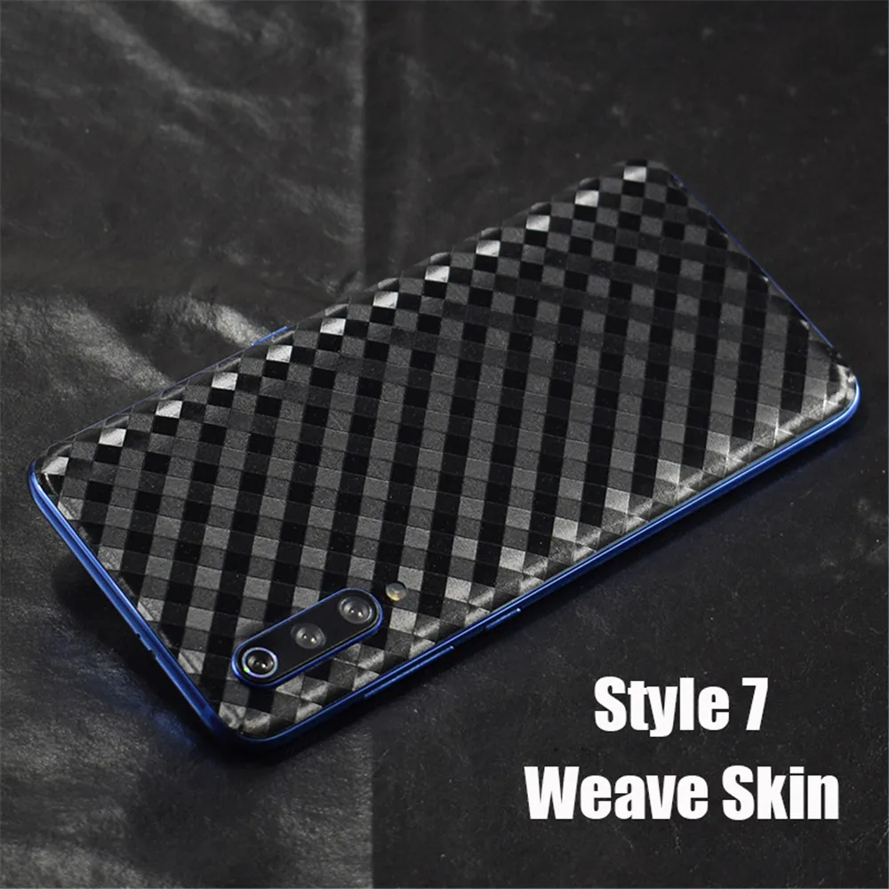 Phone Sticker For Xiaomi Mi Mi9 Mi 9 Mi 8 Lite A2 MiX3 Film Carbon Fiber Protective Sticker For Redmi Note 7 Redmi Note 5 6 Pro  (11)