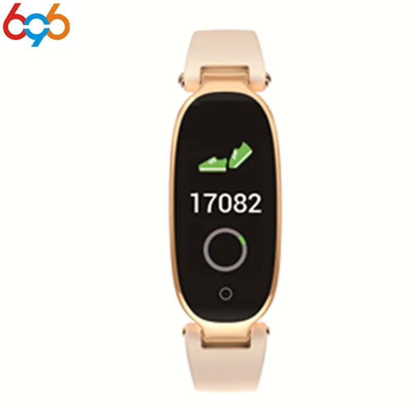 

696 Female Bluetooth Bracelet Smart Sports Watch Heart Rate Sleep Monitor 0.96 inch Bluetooth Call Message Reminder For IOS Vs I