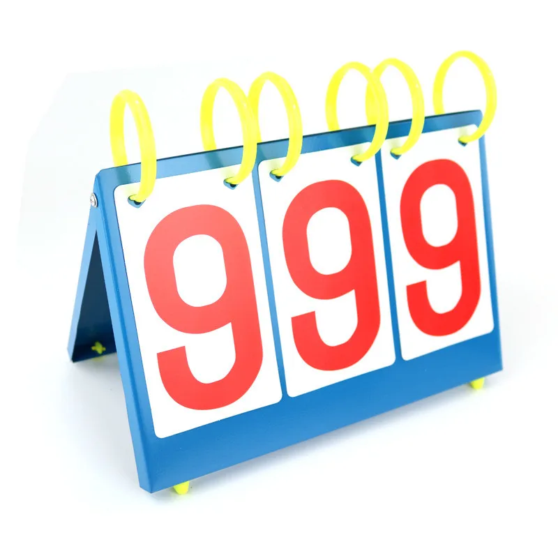 

3 Digit Scoreboard Sports Competition Scoreboard Portable Multi-function Sports Flip Score Board