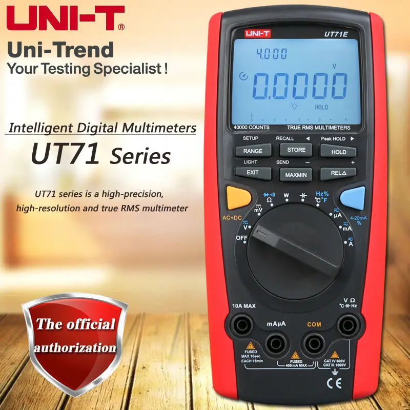 Умный Цифровой мультиметр/USB Bluetooth/Защита от перегрузки/подсветка|digital multimeter|uni-t