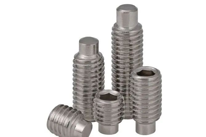 Size: M5X8 Screw 60pcs/lot M34-12 M44-12 M55-16 Stainless Steel 304 Socket Dog Point Set Screws grub Screws Hardware fasteners431 
