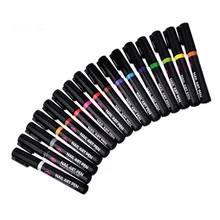 T2N2 Fashion 16 Color Nail Art Pen Painting Design Tool 6PCS