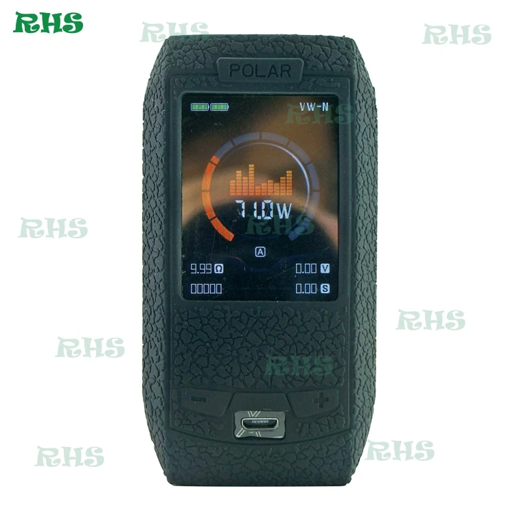 

RHS Brand New Vaporesso Polar 220W Silicone Protective Case Cover Sleeve Skin Shield Sticker 10 colors for choice free shipping