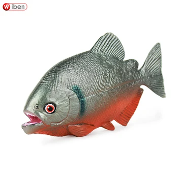 

Wiben Sea Life Piranha Model Simulation Animal Model Action & Toy Figures Learning & Educational Collection Gift for Kids