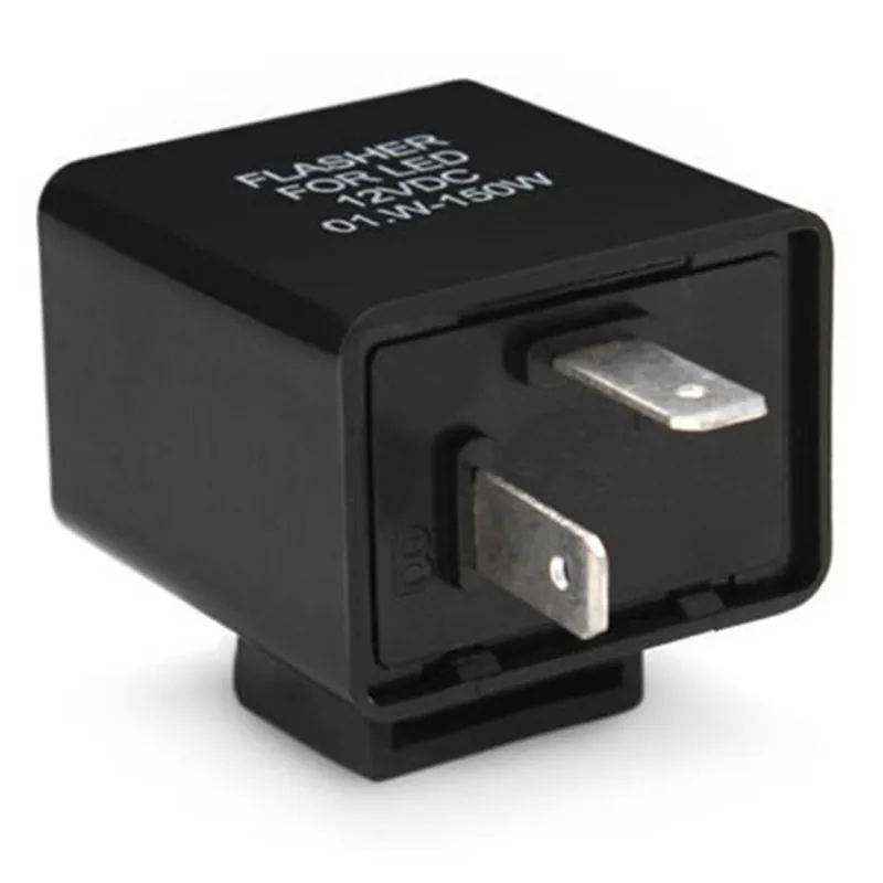 1pc Led Flasher Relay New Fashion 12v 2 Pin Motorcycle